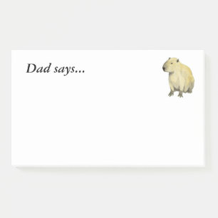 Capybara Post-it Klebezettel