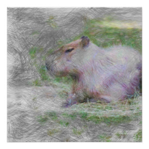 Capybara Poster