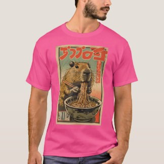 Capybara Ramen Japanisch T-Shirt