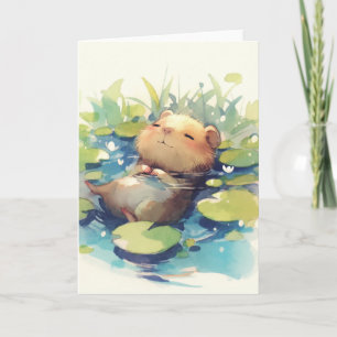Capybara Ruhige Gewässer Karte