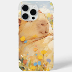 Capybara ruht in friedlichen Weiden Case-Mate iPhone Hülle