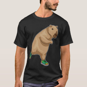 Capybara Runner beim Sport T-Shirt