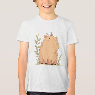 Capybara Sanft Ruhig Tri-Blend Shirt