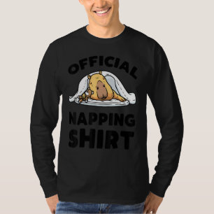 Capybara schlafend Napping Riesen Cavy Rodent Paja T-Shirt