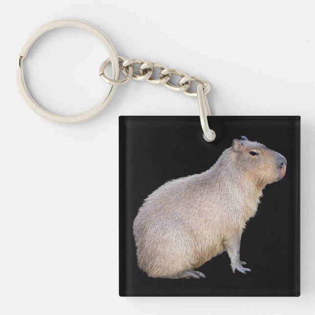 Capybara Schlüsselanhänger (Vorderseite)