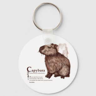 Capybara - Schokolade Schlüsselanhänger