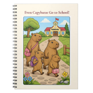 Capybara-Schulheft Notizblock