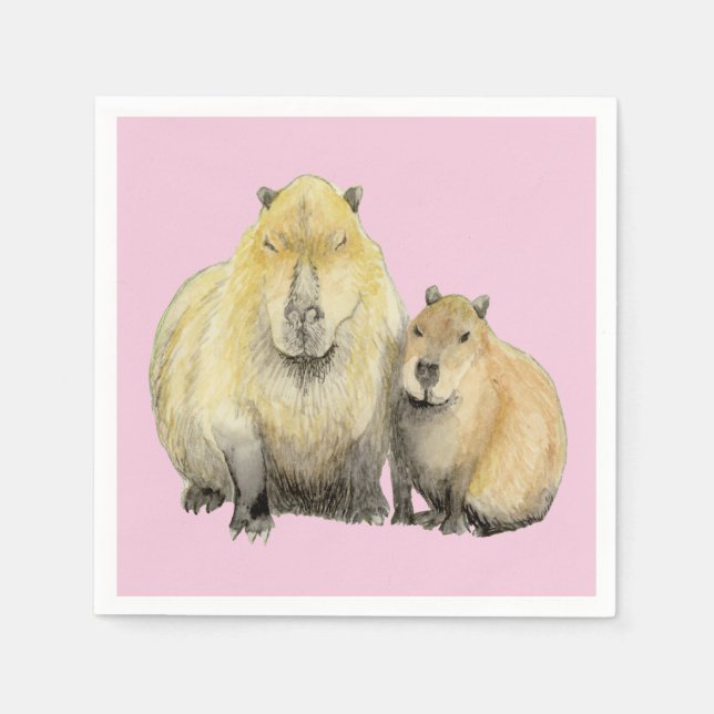 Capybara Serviette (Vorderseite)