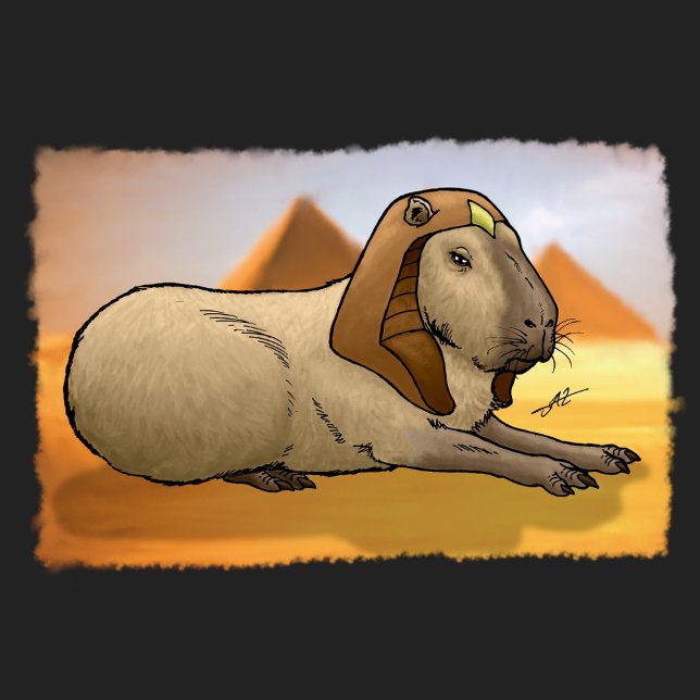 Capybara Sphinx T-Shirt (Von Creator hochgeladen)