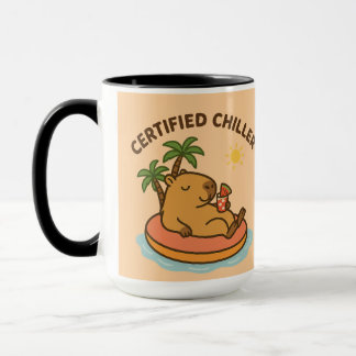 Capybara Summer Vibes - Chill Pool Frische Pasta m Tasse
