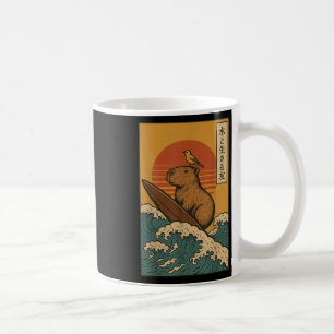 Capybara Surfing Japanisch Kaffeetasse