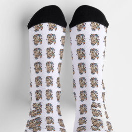 Capybara Süßigkeiten Donuts Kuchen Bonbons Socken