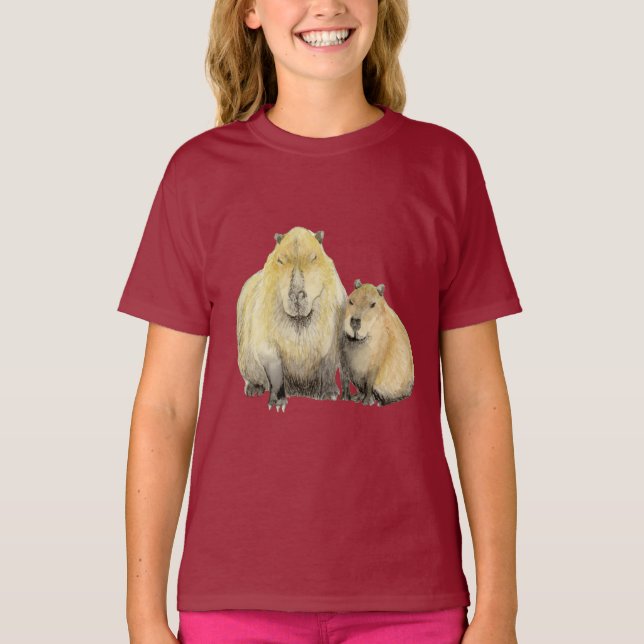 Capybara T-Shirt (Vorderseite)