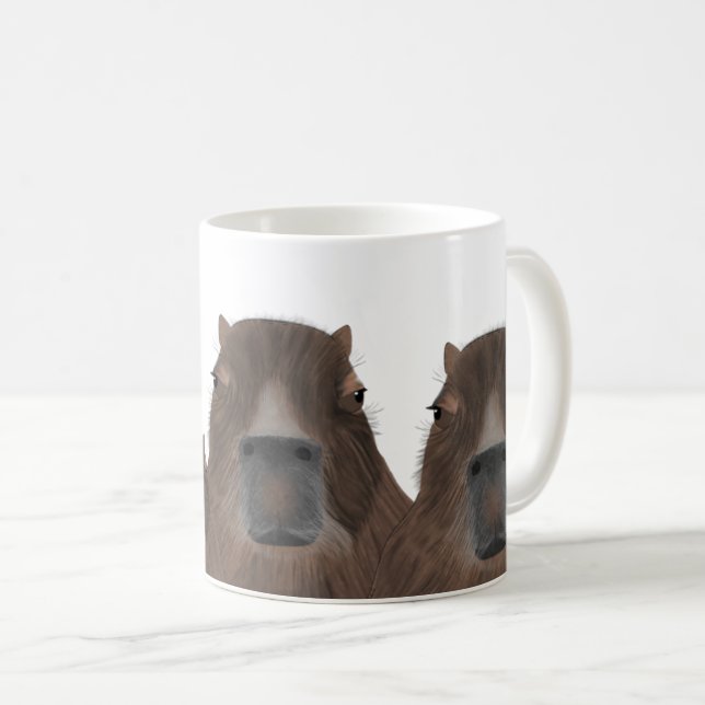 Capybara-Tasse Kaffeetasse (VorderseiteRechts)