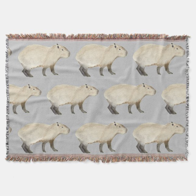 Capybara Throw Blanket Decke (Vorderseite)