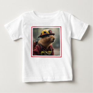 "Capybara to Rescue: Feuerwehrmann Außerordentlich Baby T-shirt