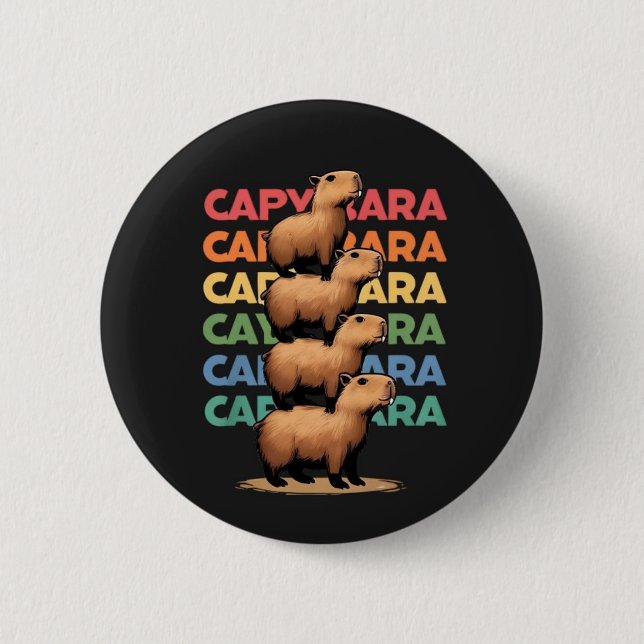 Capybara Tower Button (Vorderseite)
