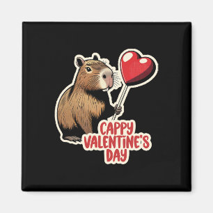 Capybara Valentinstag Magnet
