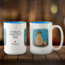 Capybara Vater und Sohn Personalisiert