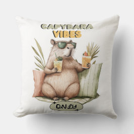 Capybara Vibes only - Kissen