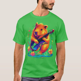 Capybara Violine T-Shirt