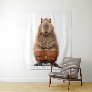 Capybara Wandteppich