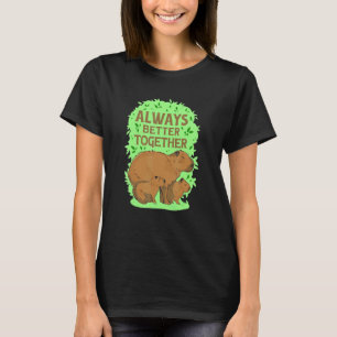 Capybara Wasserschwein Südamerika Meerschweinchen T-Shirt