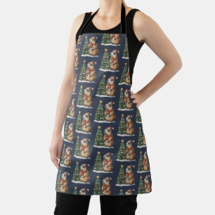Capybara Weihnachten Cappy Tierliebhaber Xmas Schürze