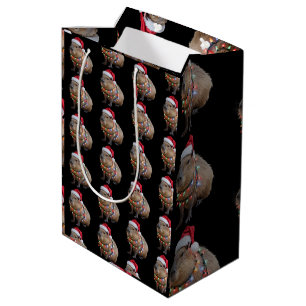 Capybara Weihnachtslichter Xmas Weihnachten Cappy Mittlere Geschenktüte