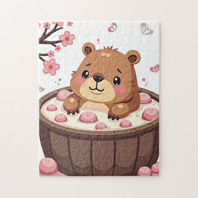 Capybara Whirlpool-Relaxations-Badebomben Kirschbl (Vertikal)