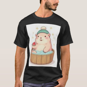 Capybara Whirlpool-Relaxations-Spa-Tag-Blasenbad C T-Shirt