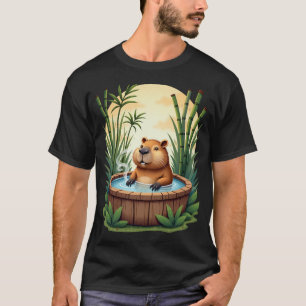 Capybara Whirlpool Spa Entspannung Zen Chill Vibes T-Shirt
