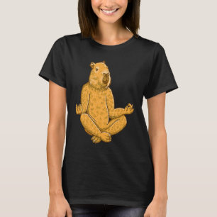 Capybara Yoga-Übungen Workout Sport Meditation T-Shirt