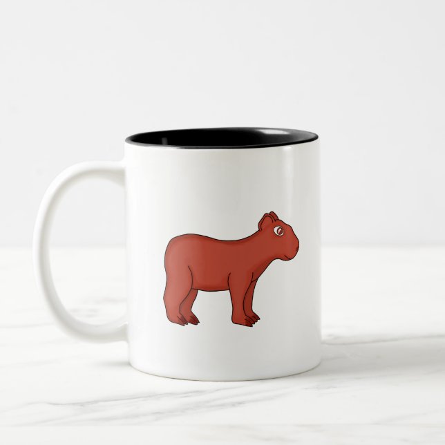 Capybara Zweifarbige Tasse (Links)