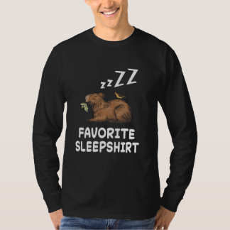 Capybaras Capybaras Nickerchen Schlafen Schlafen P T-Shirt