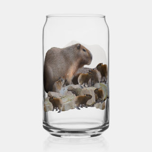Capybaras De Mère Et De Bébé,