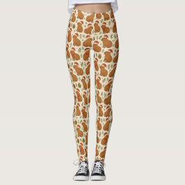 Capybaras zu Weihnachten Leggings