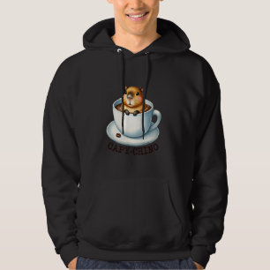 Capychino Capybara Kostüm Capybara & Kaffeeliebhab Hoodie