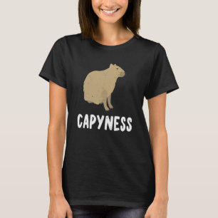 Capyness Exotisches Tier Nagetier Capybara Haustie T-Shirt