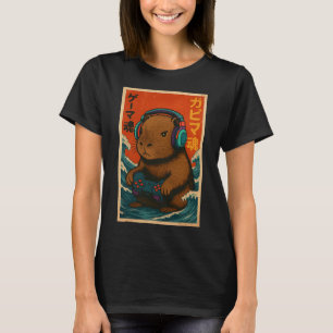 Capyra Lustige Videospiele Capyra Gamer Kinder Tee