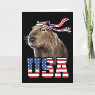 Capyra USA Patriotische Amerikanische Flagge Männe Karte