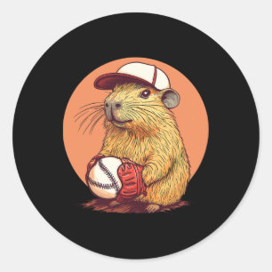 Capyra verkauft Player in Niedlicher Cap Runder Aufkleber