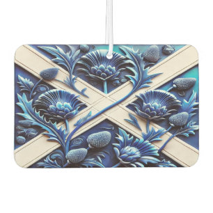 Car Air Fresheners mit Scottish Thistles Design Autolufterfrischer