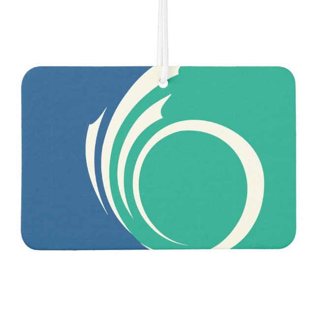Car Air Fresheners with Flag of Ottawa, Canada Autolufterfrischer (Vorderseite)
