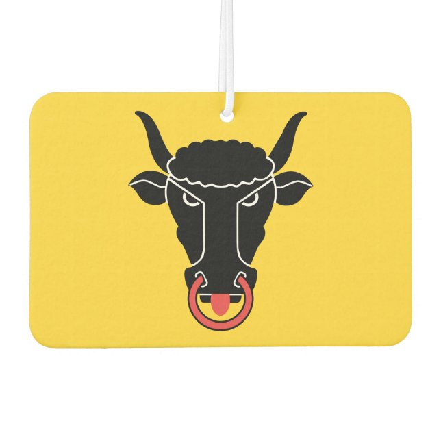 Car Air Fresheners with Flag of Uri, Switzerland Autolufterfrischer (Vorderseite)