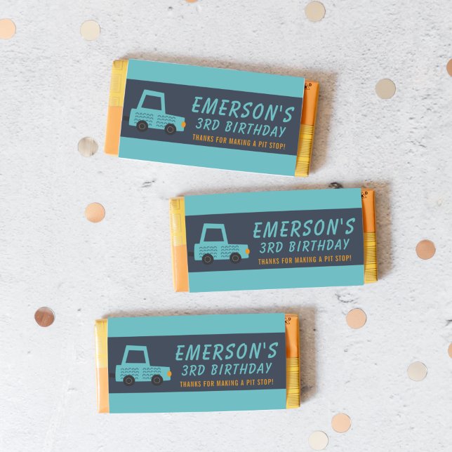 Car Boy's Birthday Candy Bar Wrapper Gefallen (Von Creator hochgeladen)