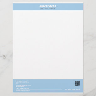 Car Business Blue Briefbogen