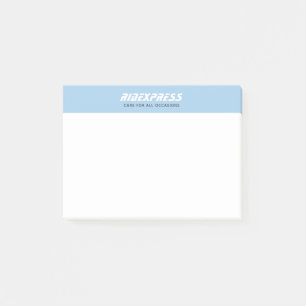Car Business Blue Post-it Klebezettel