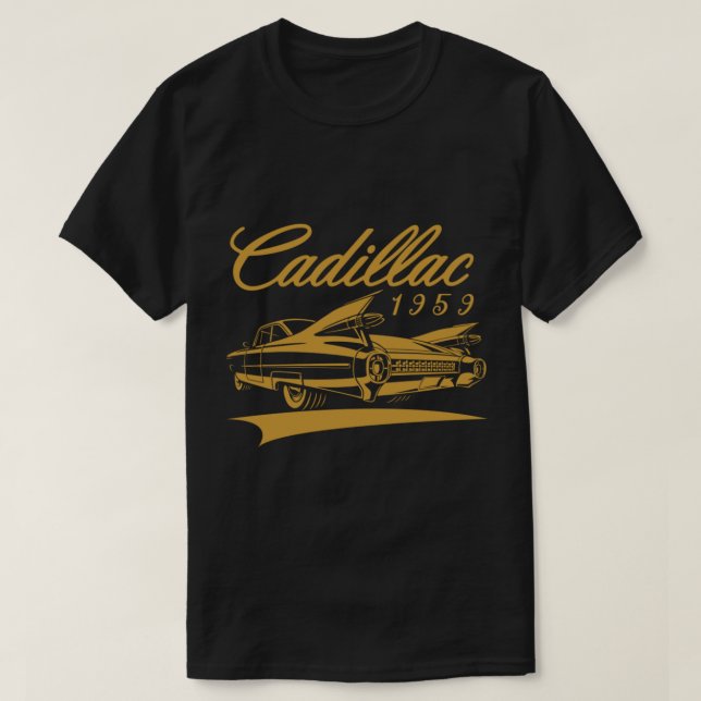 Car cadillac 1959 Vintag T-Shirt (Design vorne)