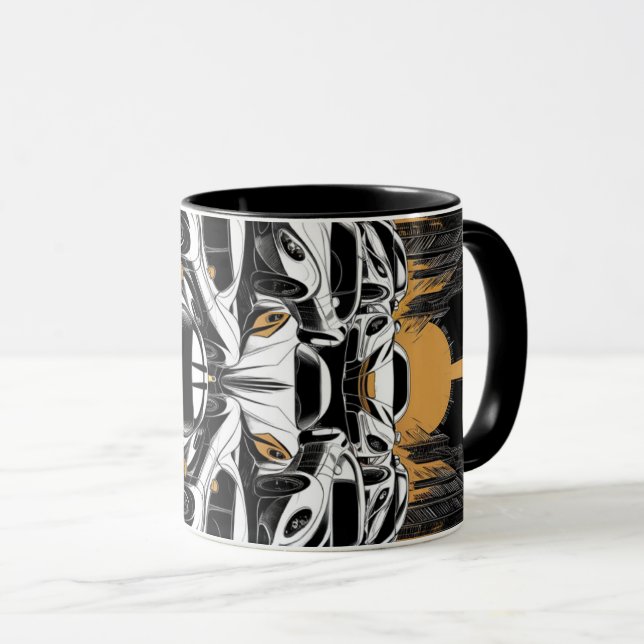 car coffee mug (Devant droit)